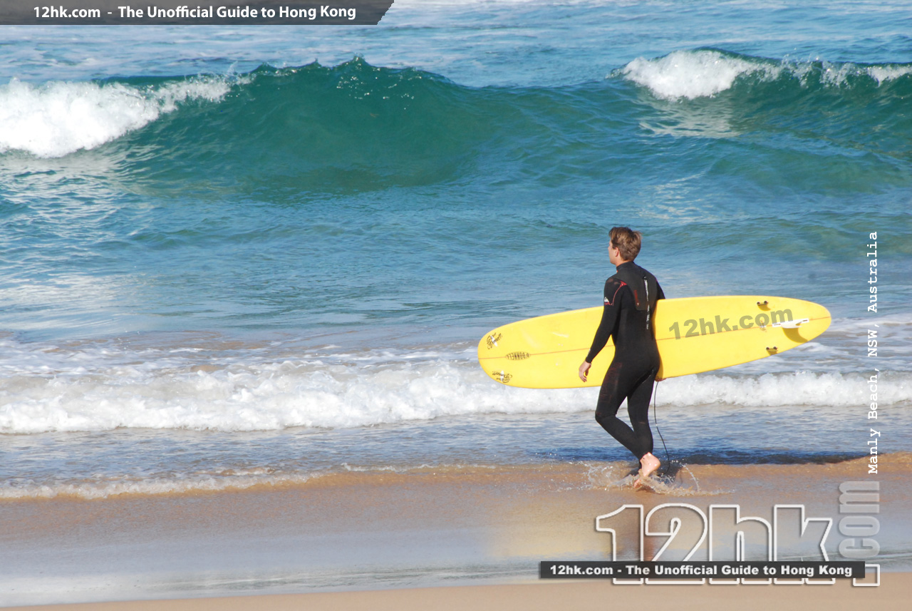 Surfer in Sydney, Australia