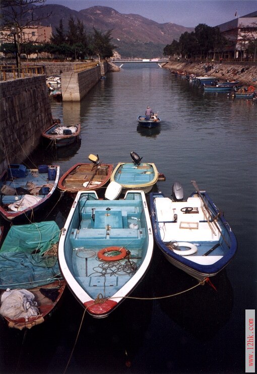 Waterway on Lantau Island, Hong Kong