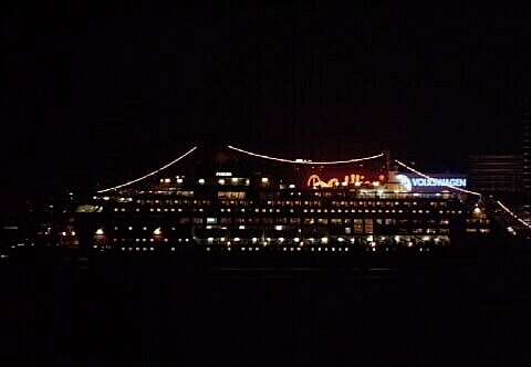 Ship berthed at Ocean Terminal